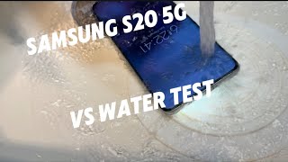 Samsung s20 5G water test