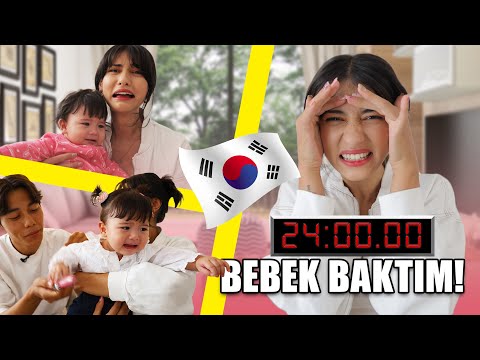 24 SAAT BOYUNCA KORELİ BEBEK BAKTIM 🍼👶🏻🇰🇷