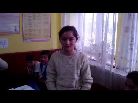 Eleva din Găujani recita din poeziile lui Petre Craciun (II)