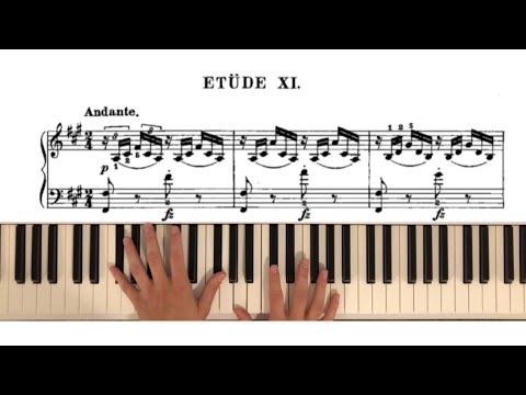 Henri Bertini - Etude N°11, op. 29 #pianist