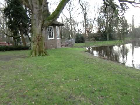 MEPPEL , Wilhelminapark krijgt nieuwe brug bij het Theehuis ; 20 jan. 2012 CIMG1670.AVI