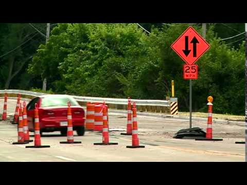 Road construction on schedule despite run