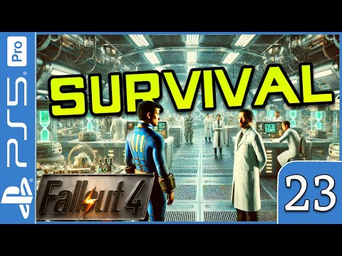 FALLOUT 4 (PS5 Pro) - Survival Mode PART 23: The Institute (4K 60FPS)