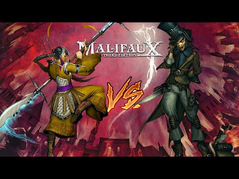 RU 18+ Malifaux m3e Misaki Katanaka vs Seamus 50ss