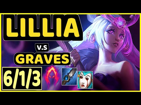 MINERVA (LILLIA) vs GRAVES - 6/1/3 KDA JUNGLE GAMEPLAY - BR Ranked GRANDMASTER