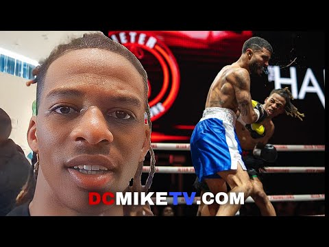 FRANCOIS SCARBORO JR. SPEAKS ON HIS 4TH WIN BY K.O. OVER JORGE BARGALLO AT THE MARYLAND CASINO