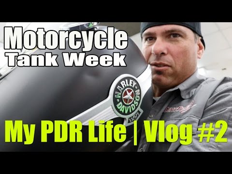 My PDR Life | Motorcycle Tank Dent Repair Week | Vlog #2