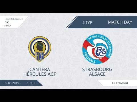 AFL19. EuroLeague. SZAO. Division B. Day 5. Cantera Hércules ACF - Strasbourg Alsace