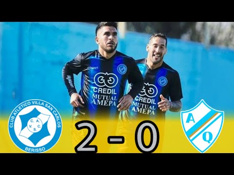 Primera B : VILLA SAN CARLOS 2 - 0 ARGENTINO DE QUILMES | (Los Goles)