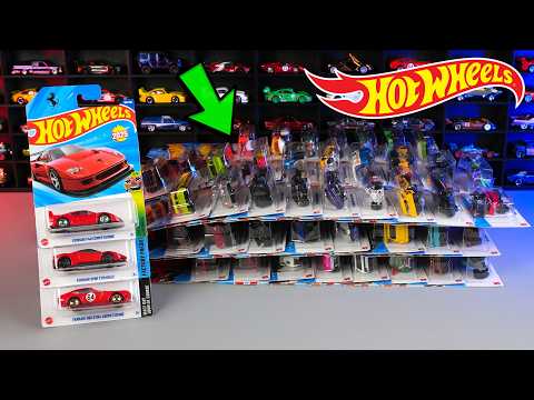 Opening 75+ Hot Wheels NEW 2025 (Ferrari,Porsche,Lamborghini,Tesla,Super Treasure Hunt)