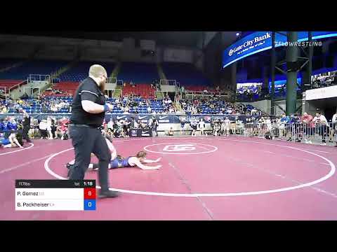 117 Lbs Round Of 32 - Persaeus Gomez, Colorado Vs Breanna Packheiser, California E400