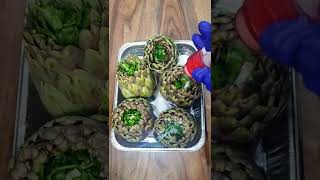 Carciofi Arrostiti alla Napoletana nella Friggitrice ad Aria