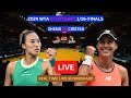 Qinwen Zheng Vs Sorana Cirstea LIVE Score UPDATE Today Women's Tennis 2024 WTA Stuttgart 1/16-Finals