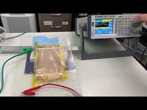 PolyK Piezo Actuator for Dust Removal