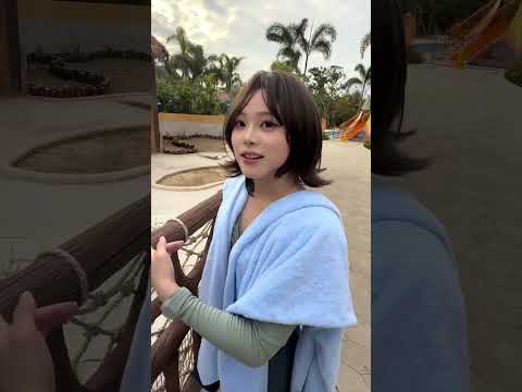 第一次和动物泡温泉&hellip;我要下载反诈app&hellip; #陈宇星 #vlog日常 #泡温泉 #拍照 #出片