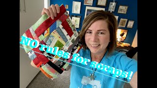 No Rules For Scraps | More Scrap Quilting | Scrappy Quilt Block | Sewing for Fun