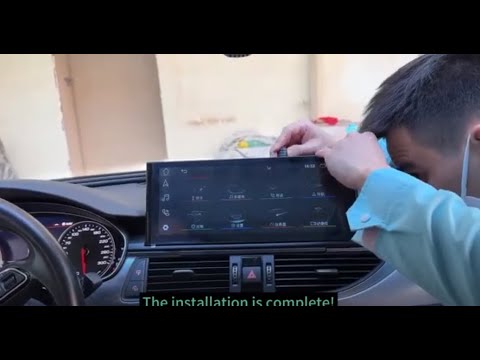 How to install 12.3" Touch Screen For Audi A6 A7 C7 Android Carplay Upgrade