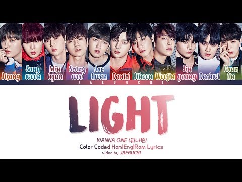Wanna One (워너원) - Light (켜줘) (Color Coded Lyrics Eng/Rom/Han)