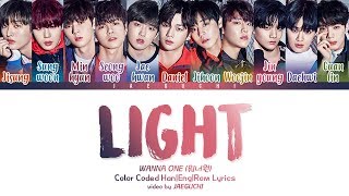 Wanna One (워너원) - Light (켜줘) (Color Coded Lyrics Eng/Rom/Han)