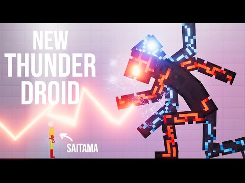 SAITAMA vs NEW THUNDER Droid [People Playground]