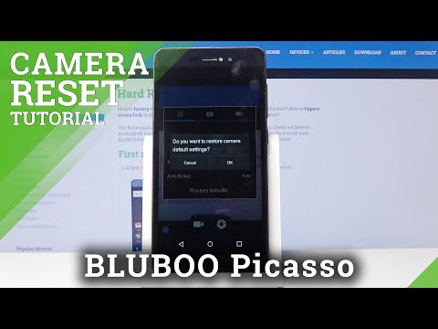 How to Restore Camera Settings in BLUBOO Picasso - Reset Camera