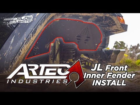 Artec JL Front Inner Fender Install | Freedom Edition + Monstaliner Coating