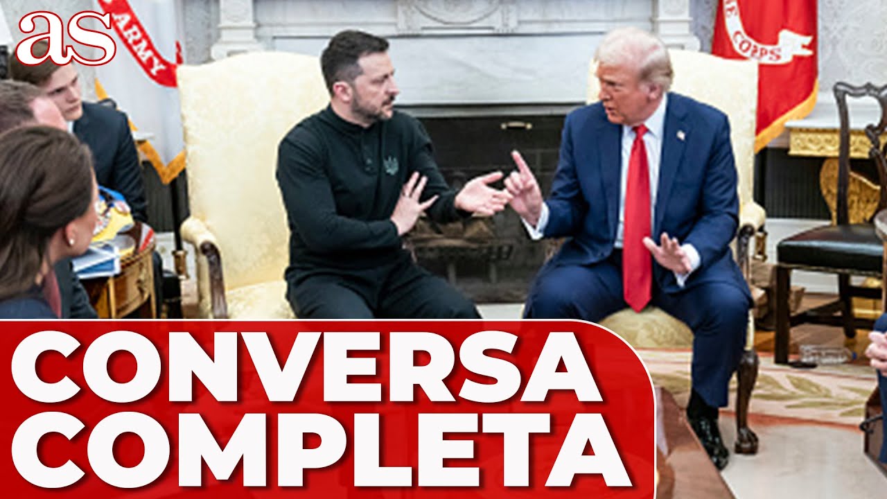 CONVERSA COMPLETA de TRUMP e ZELENSKY na CASA BRANCA TRADUZIDA PARA O ESPANHOL