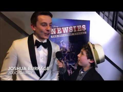 Live From The Newsies Movie Event Red Carpet With Joshua Burrage