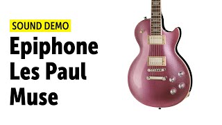 Video thumbnail for Epiphone Les Paul Muse Purple Passion Metallic - Sound Demo (no talking) by Guitar Bonedo