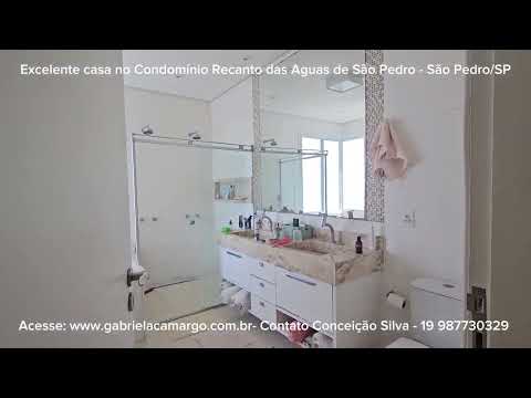 Lindíssima residência- Condomínio Recanto das Aguas de São Pedro - São Pedro/SP