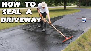Measure, Cost, Prep & Sealcoat Your Asphalt Driveway