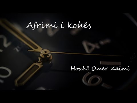 Afrimi i kohës