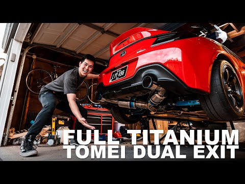 BEST TITANIUM EXHAUST! Tomei DUAL Exit Catback for the GR86/BRZ
