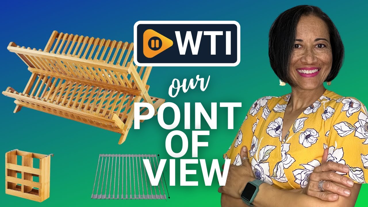 WORTHUG Bamboo Dish Drying Rack Sets | Our Point Of View
