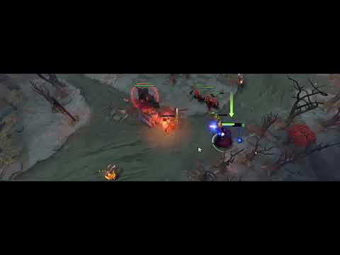 Dota 2 Mid Essential - Aggro to control creep dmg to get last hit under tower