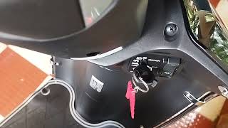 Honda Activa 125 handle locking malayalam video.
