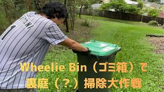 オーストラリア生活🇦🇺 Wheelie Bin（ゴミ箱）で裏庭の裏！？掃除大作戦