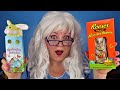 Easter Candy Challenge Eggs Peeps Reeses Bunny Poo Unicorn Poop Granny McDonalds