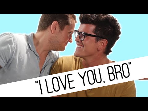 Guys Tell Their Friends "I Love You" For The First Time