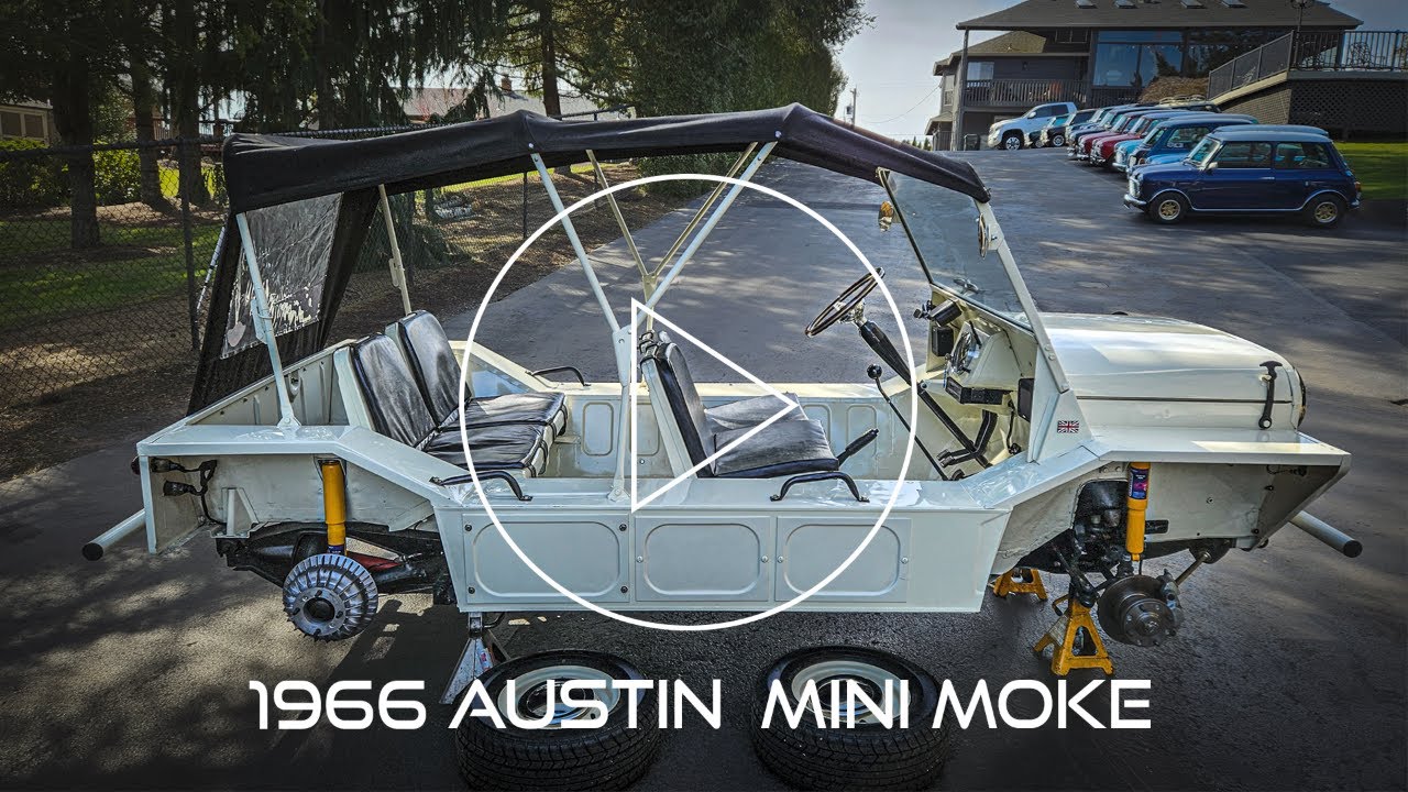 1967 Austin Mini Moke Turbocharged LHD North American Super Rare Old English White
