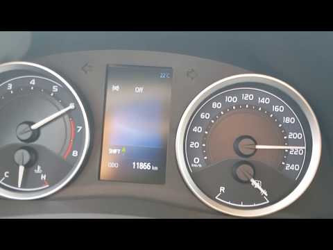 Speed test 0-200+ '17 Toyota Corolla 1.6 VVTI