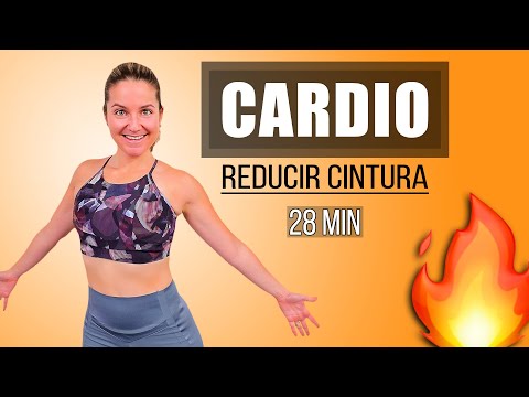 Cardio Cintura Delgada Sin Saltos 🔥 - 28 min