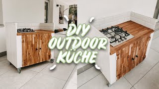 Outdoor Küche selber bauen im Scandi Boho Design - Außenküche für Balkon + Terrasse | EASY ALEX