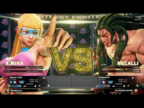 SFV CE Luffy (R.Mika) vs Linkexelo (Necalli) FT3