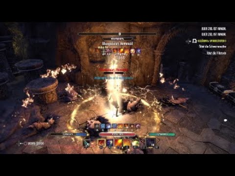 ESO DPS Test selfbuffed -Magicka Dragonknight with Siroria 47.2k / alt. Setup 44.1k Summerset