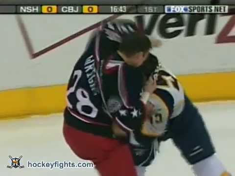 Jordin Tootoo vs Tyler Wright