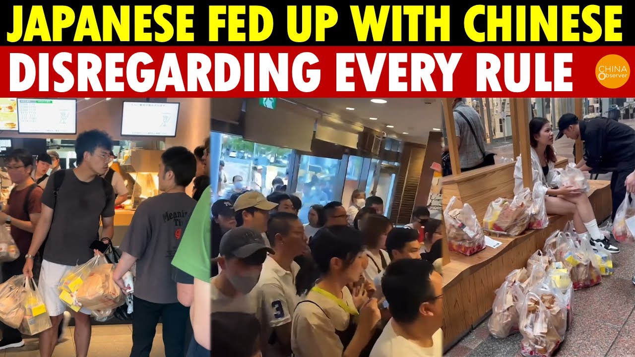 Japanese Are Fed Up with Chinese, Who Rush to Grab McDonald's "Pokémon" and Throw Food as Trash
