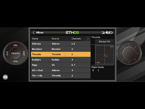 FrSky Tandem/Ethos Transmitter Quick Setup Guide