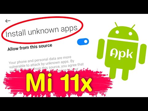 How to Allow Unknown Sources in Mi 11x | Mi 11x Unknown Sources Setting
