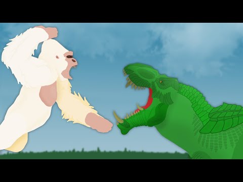 George vs Hypo Rex  |  EPIC BATTLE  |  Rampage vs The Isle Animation